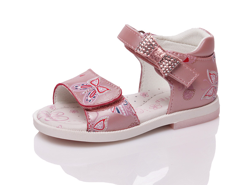 

Босоножки детские лето для девочки Weestep 00-00003552 Розовый р.22 (14,7 см.)