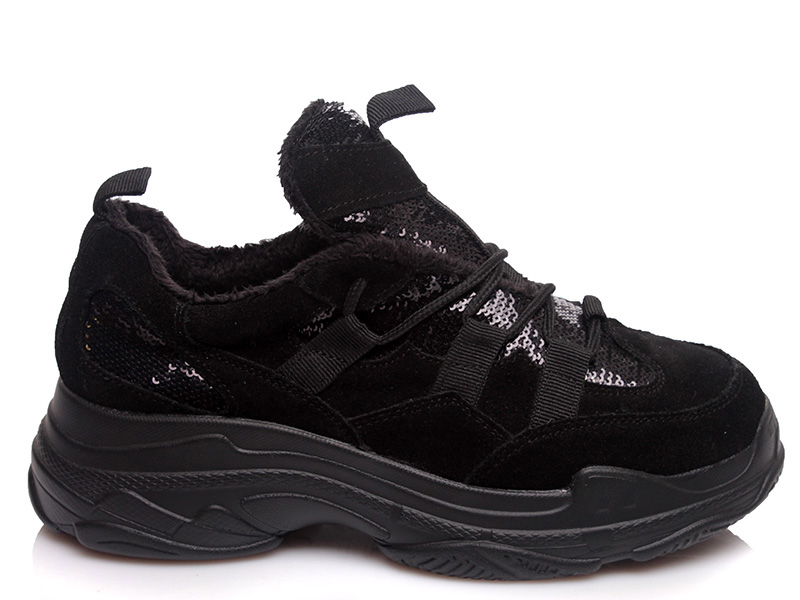 

Кроссовки женские деми Allshoes 00-00005523 Черный р.36 (23,5 см.)
