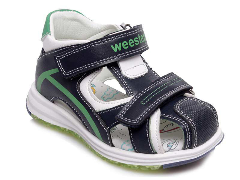

Сандалии детские лето для мальчика Weestep 00-00006234 Синий р.26 (17 см.)
