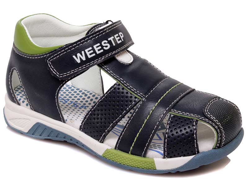 

Сандалии детские лето для мальчика Weestep 00-00006097 Синий р.29 (19 см.)