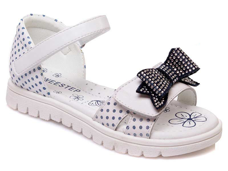 

Босоножки детские лето для девочки Weestep 00-00006273 Белый р.30 (19,5 см.)