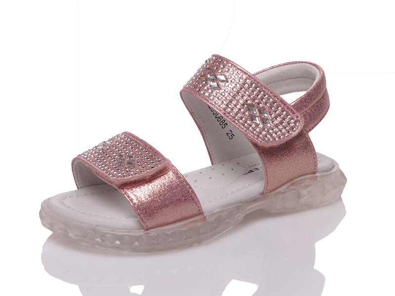 

Босоножки детские лето для девочки Weestep 00-00003609 Розовый р.26 (17,3 см.)