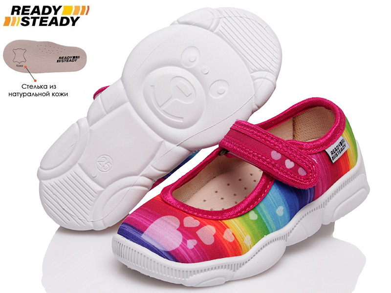 

Тапочки детские деми для девочки Ready Steady 00-00006518 Розовый р.25 (16,4 см.)