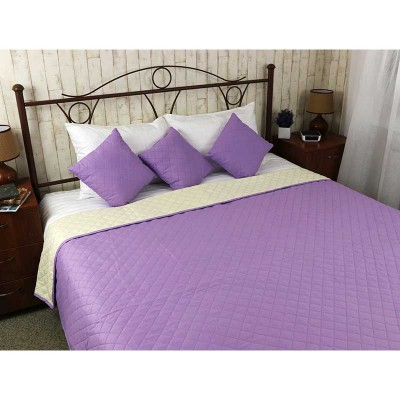 

Покрывало Руно Двустороннее Севилья сиренево-молочное 220х240 см (330.52У_Севілья)