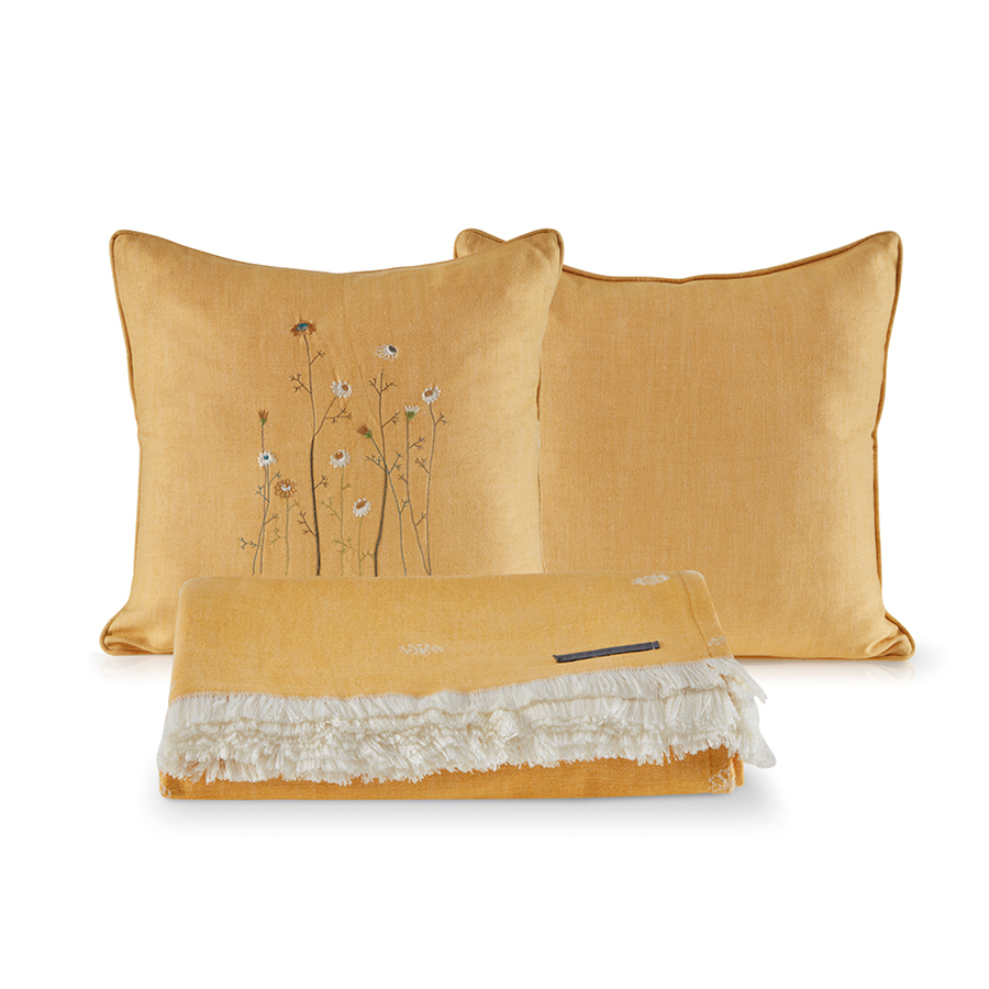 

Покрывало пике с подушками Penelope Daisy 220*240+45*45 (2) (svt-2000022287906)