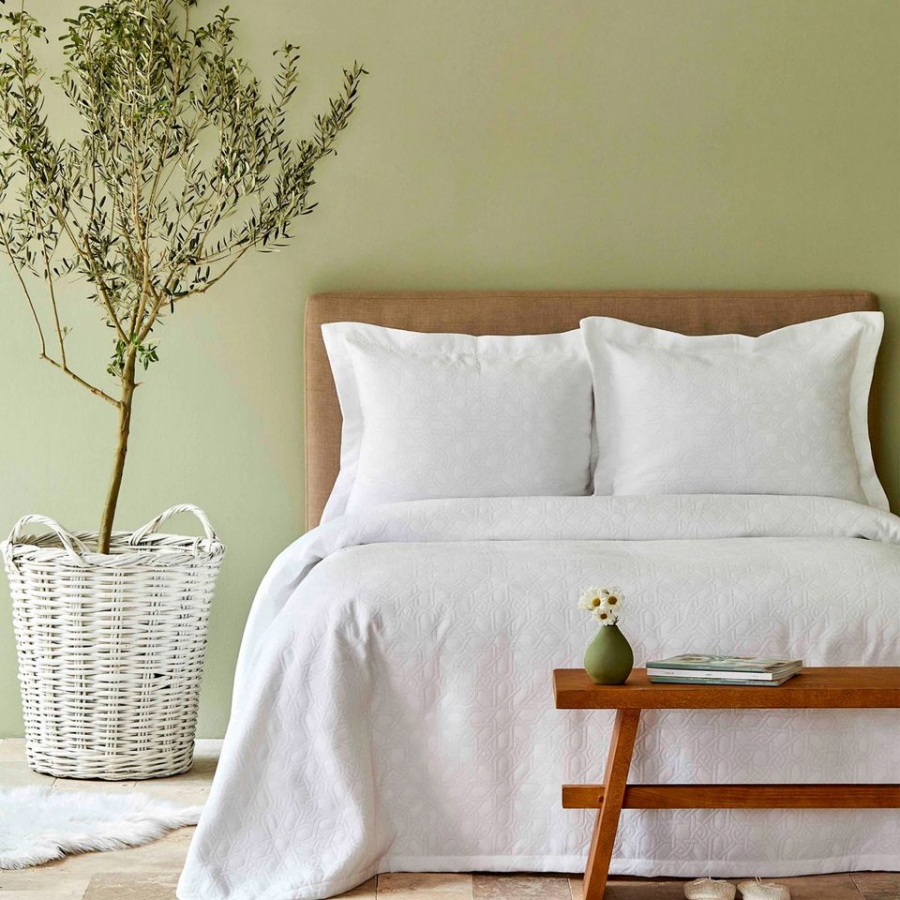 

Покрывало с наволочкой Karaca Home Back To Basic beyaz 160*240 полуторный (svt-2000022285032)