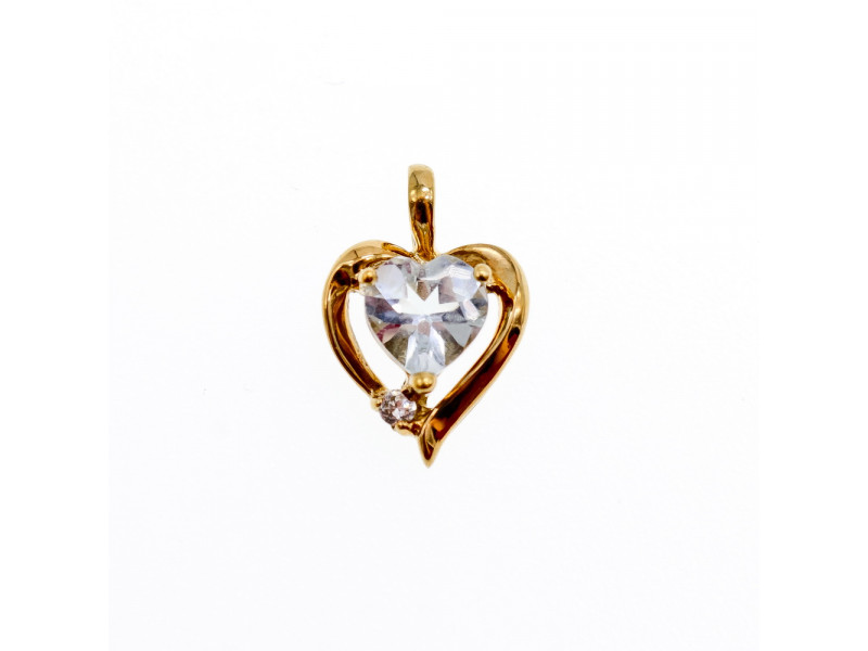 

Золотой кулон с Аквамарином и Бриллиантом Натуральный Sky Jewelry 001646