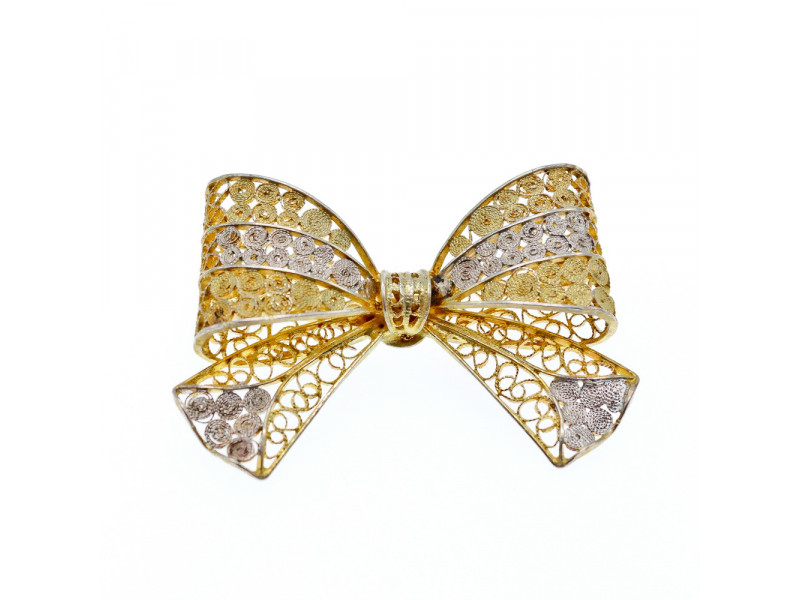 

Брошь в позолоте *Бантик* Sky Jewelry 002119