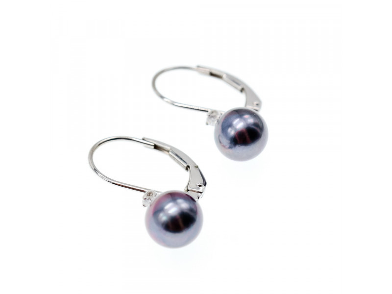 

Золотые серьги с жемчугом и бриллиантом Сказка Натуральный Sky Jewelry 003115