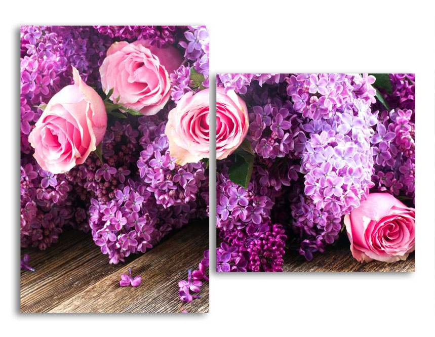 

Модульная картина LaPrint Розы 130х94 см
