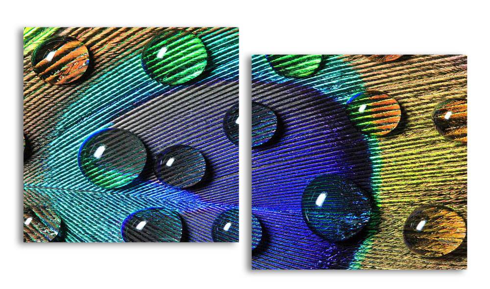 

Модульная картина LaPrint Капельки воды 130х70 см