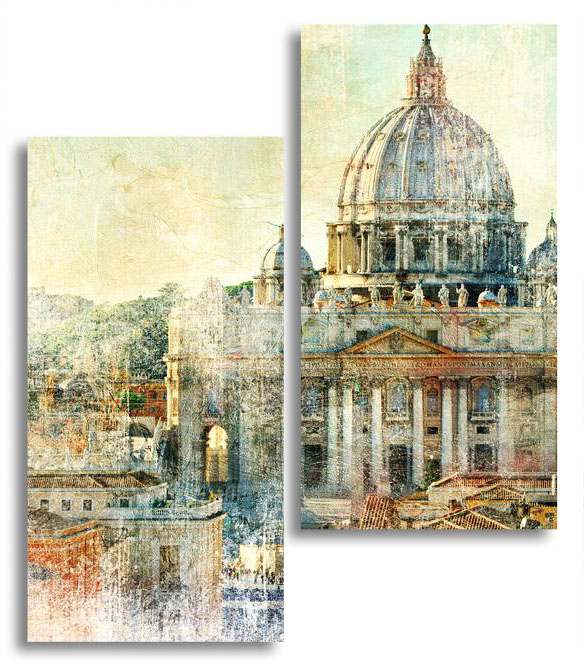 

Модульная картина LaPrint Винтаж 130х150 см