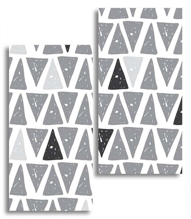 

Модульная картина LaPrint Треугольники 130х150 см