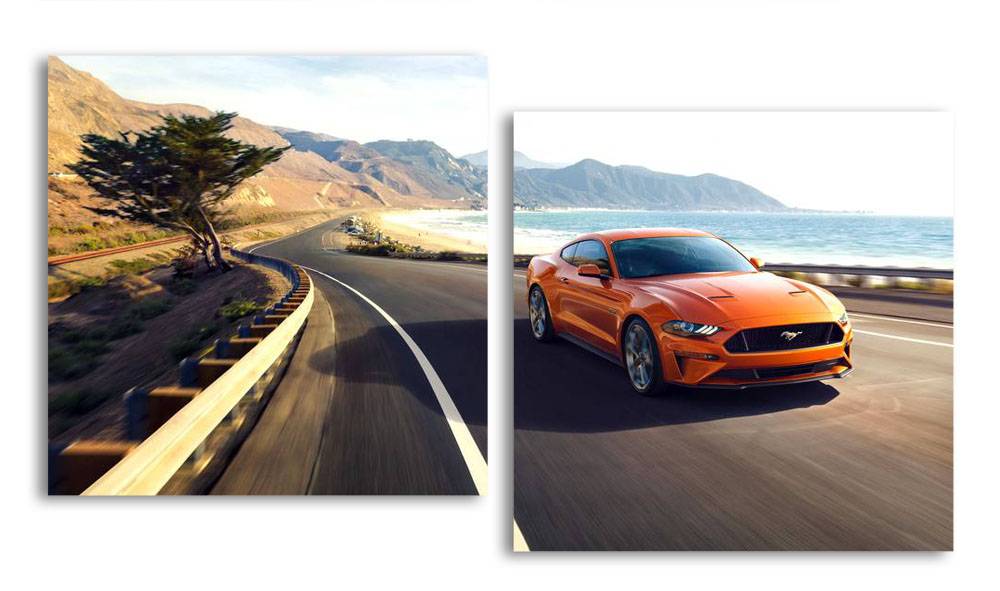

Модульная картина LaPrint Mustang 150х82 см