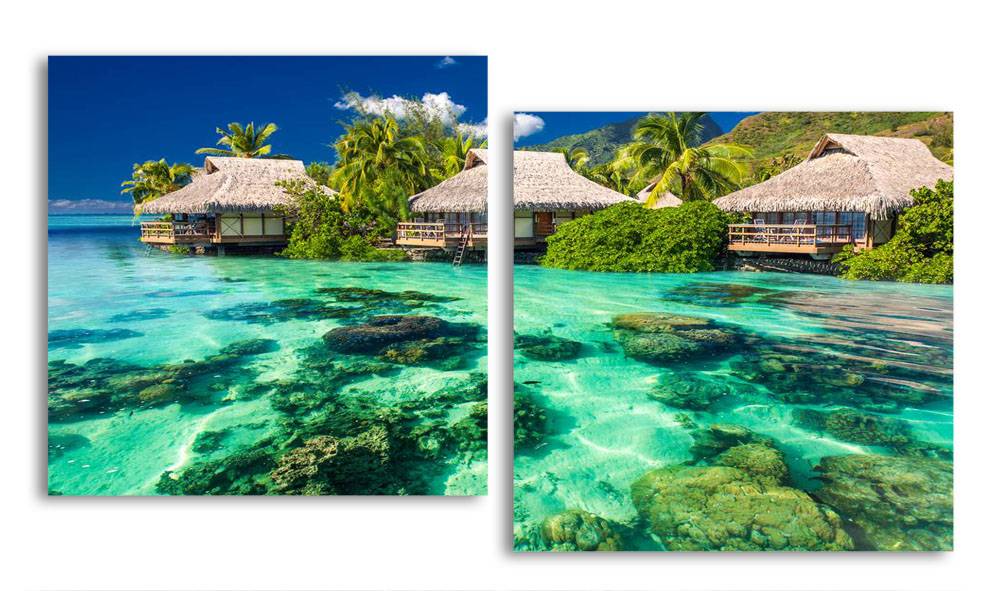 

Модульная картина LaPrint Бунгало 100х54 см