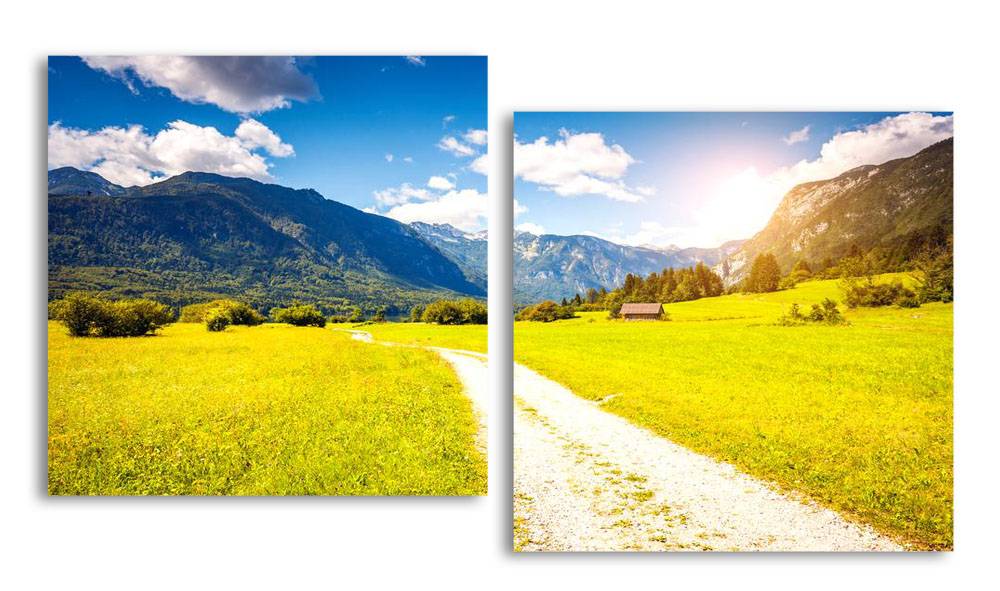 

Модульная картина LaPrint Дорога в горах 100х54 см