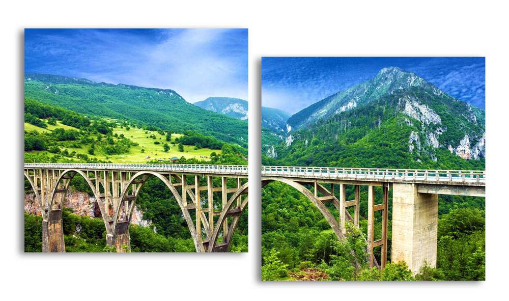 

Модульная картина LaPrint Японские горы 100х54 см