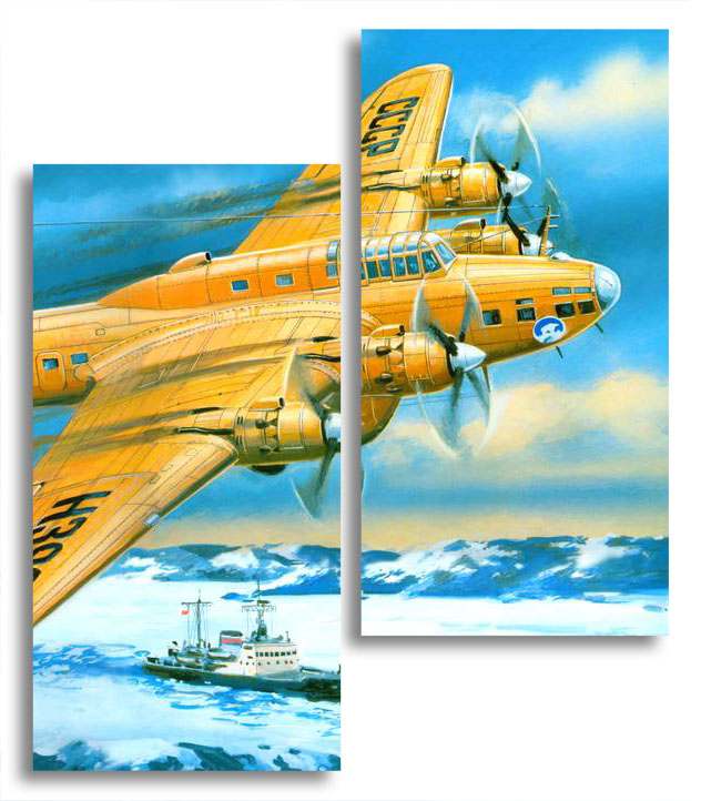 

Модульная картина LaPrint Бомбардировщик 100х116 см