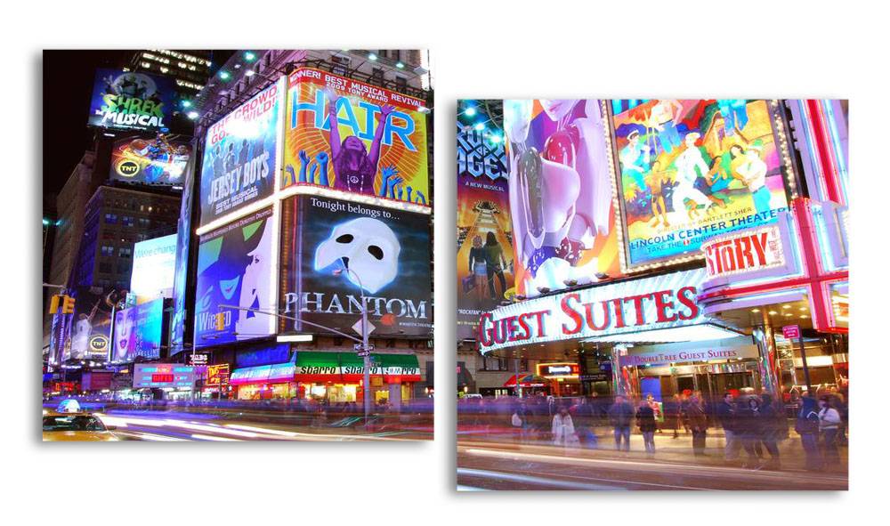 

Модульная картина LaPrint Такси 130х70 см