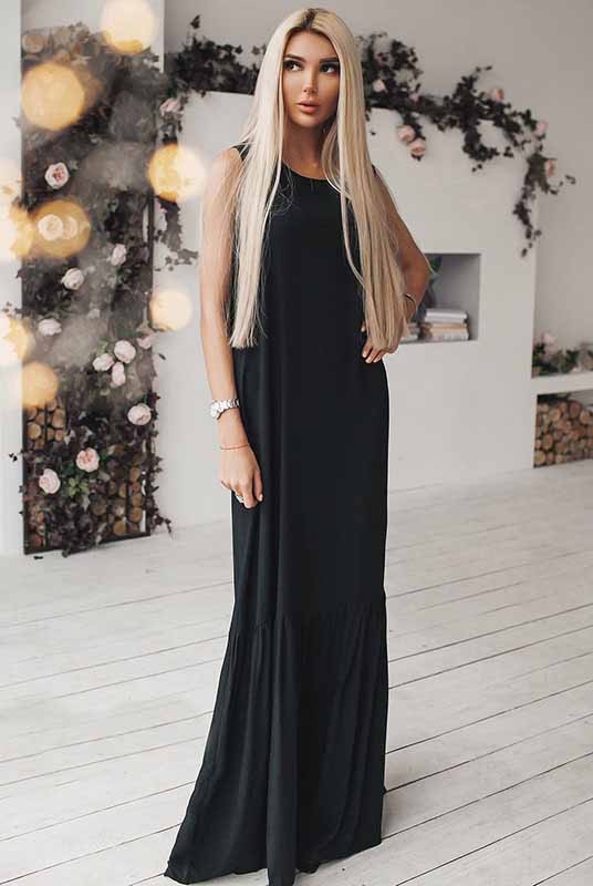 

Fashions • Платье СКАРЛЕТТ Fashions 58 черный (Р691-бр-лб)