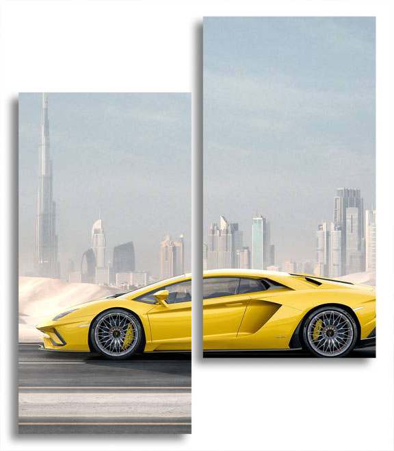 

Модульная картина LaPrint Lamborgini 130х150 см