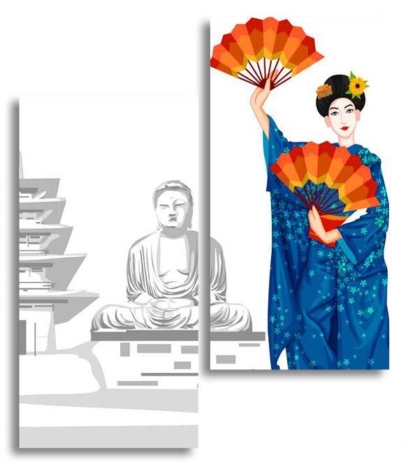 

Модульная картина LaPrint Япония 130х150 см