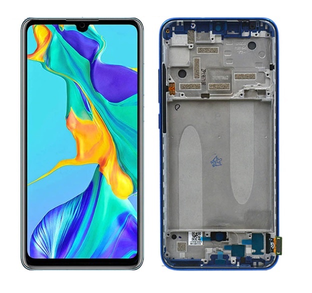 

Дисплей для Xiaomi Mi A3, Mi CC9e с сенсором и рамкой Синий