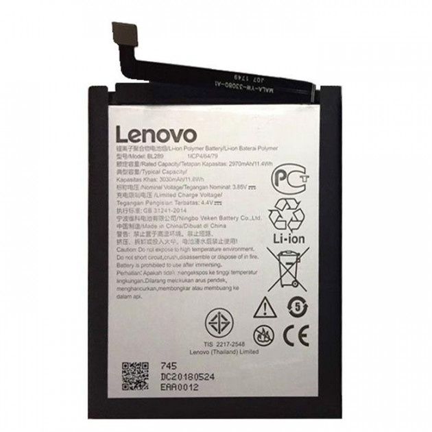 

Аккумулятор для Lenovo BL289, K5 Play, K5 2018 original PRC