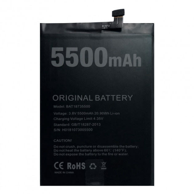 

Аккумулятор для Doogee BL5500 Lite 5500mAh Оригинал original PRC