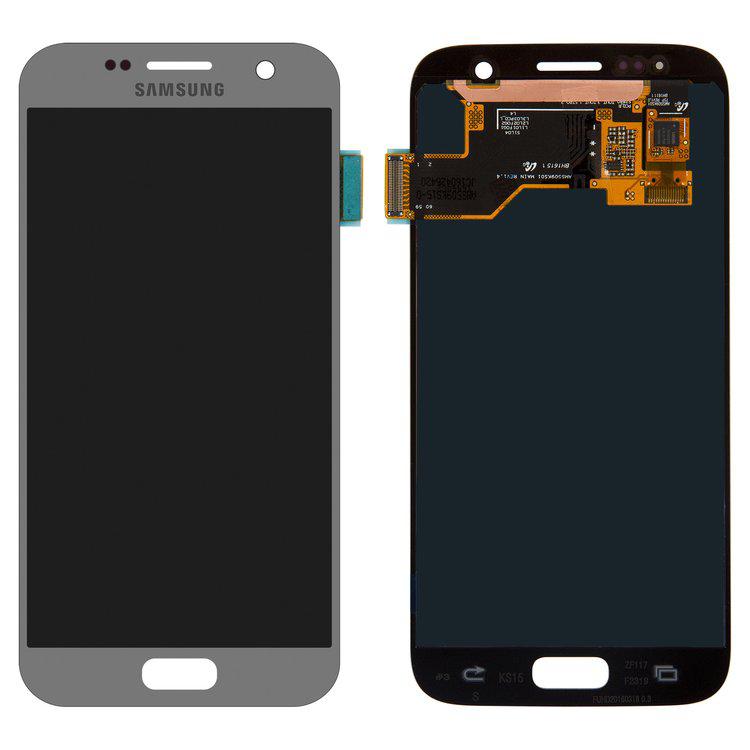 

Дисплей для Samsung G930 Galaxy S7, сріблястий, із сенсорним екраном, Original (PRC), original glass