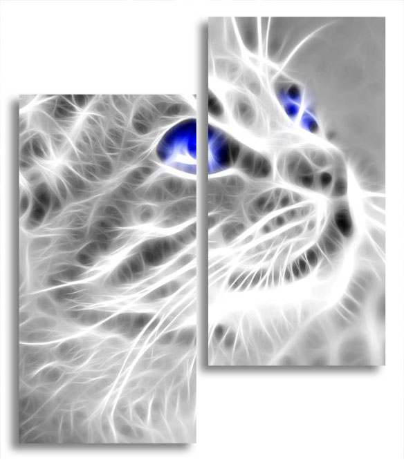 

Модульная картина LaPrint Кошка 130х150 см
