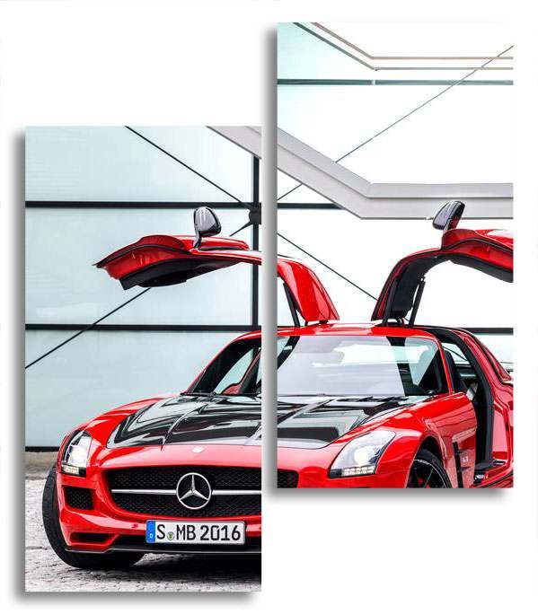 

Модульная картина LaPrint Mercedes 130х150 см