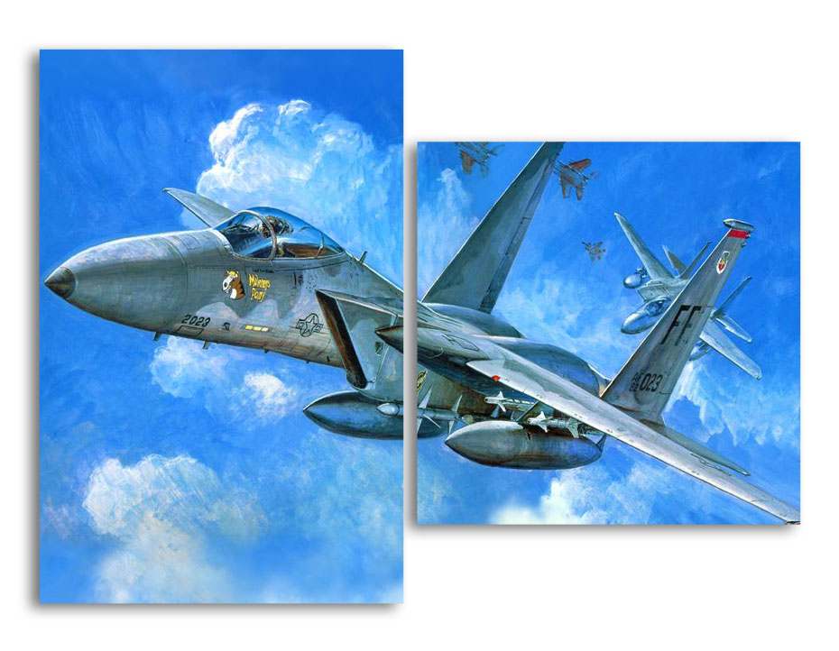 

Модульная картина LaPrint Истребитель 100х73 см