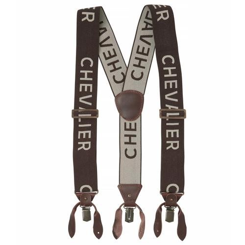 

Подтяжки Chevalier Logo Suspenders Y образные коричневый