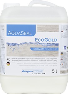 

Лак паркетный Berger AquaSeal EcoGold п/мат на водной основе 5л