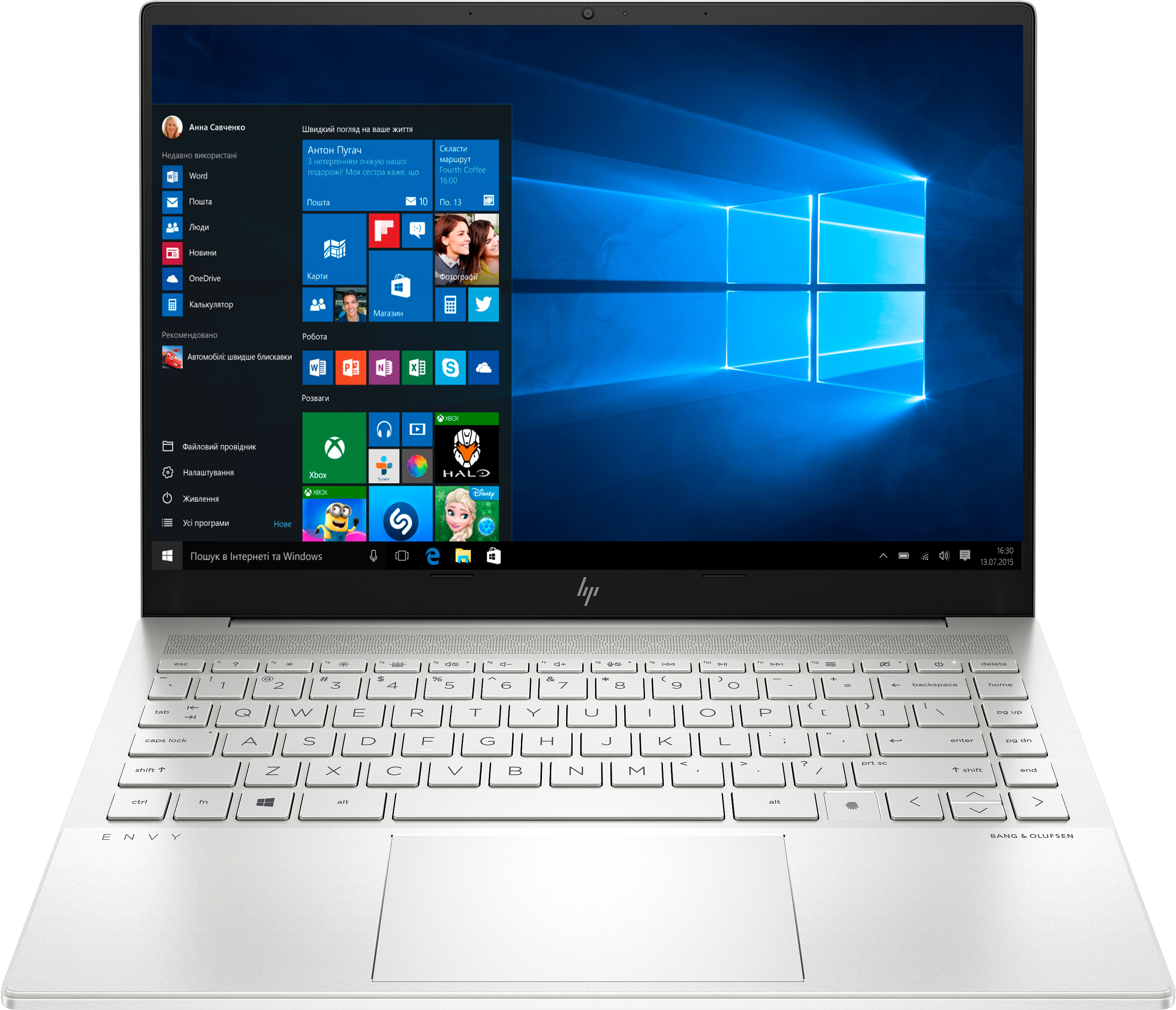 

Ноутбук HP Envy 14-eb0000ua (423W2EA) Natural Silver