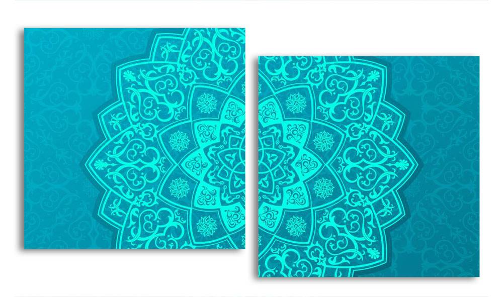 

Модульная картина LaPrint Цветочный узор 100х54 см