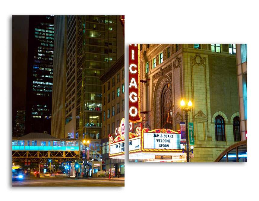

Модульная картина LaPrint Чикаго 100х73 см