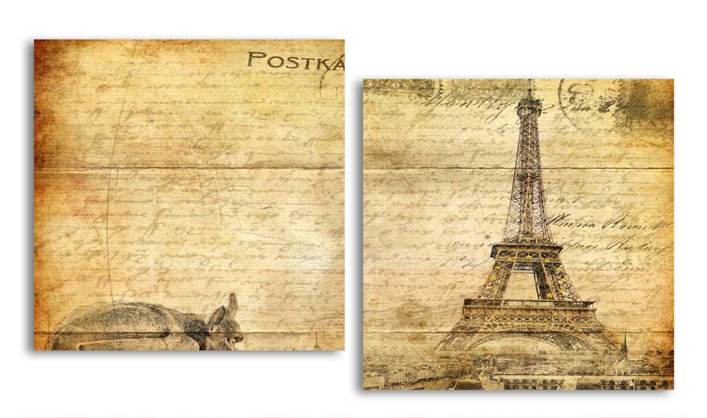 

Модульная картина LaPrint Париж 100х54 см
