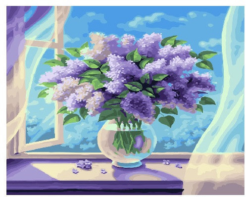 

Картина по номерам. Brushme Букет из сирени GX26005