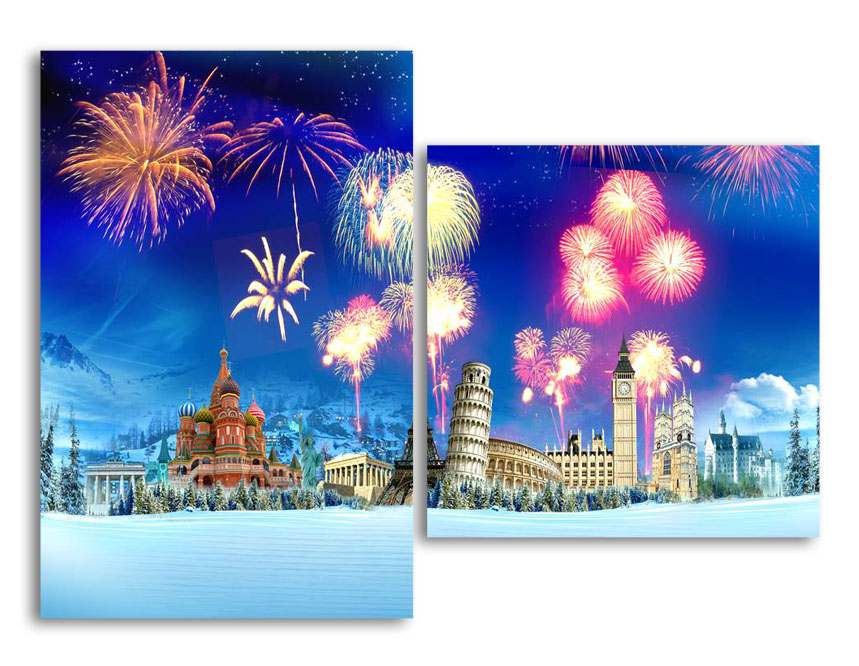 

Модульная картина LaPrint Европа 100х73 см