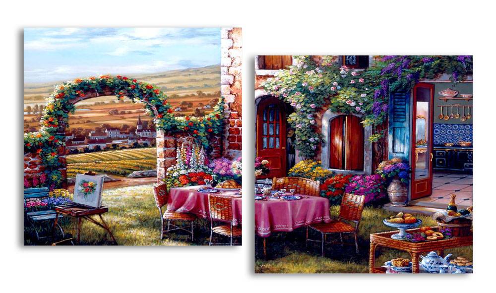 

Модульная картина LaPrint Веранда 100х54 см