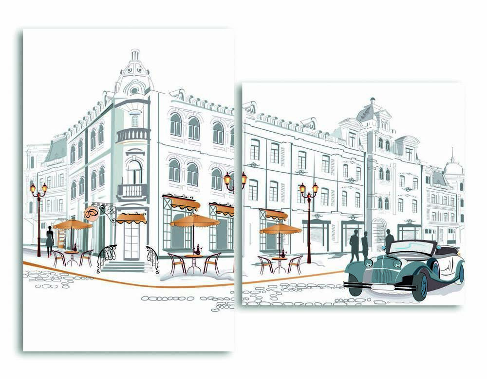 

Модульная картина LaPrint Улица 100х73 см