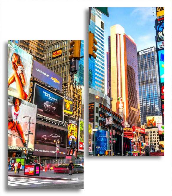 

Модульная картина LaPrint Такси Нью-Йорка 100х116 см