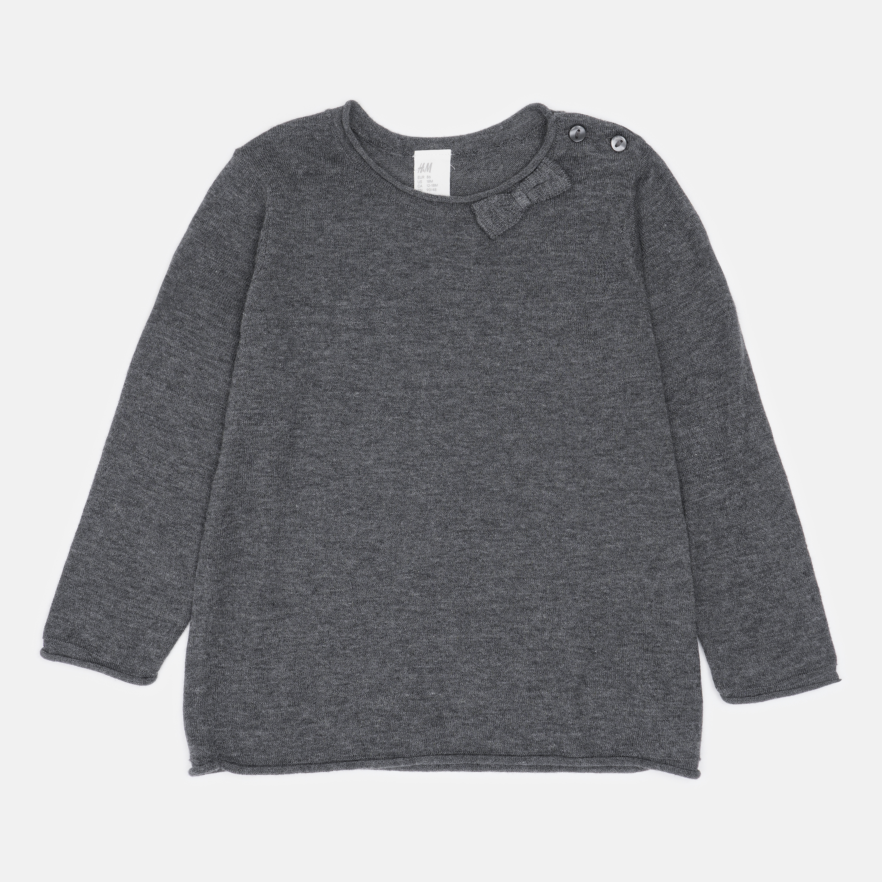 

Джемпер H&M 2406-8873172 86 см Темно-серый (hm02006185477)
