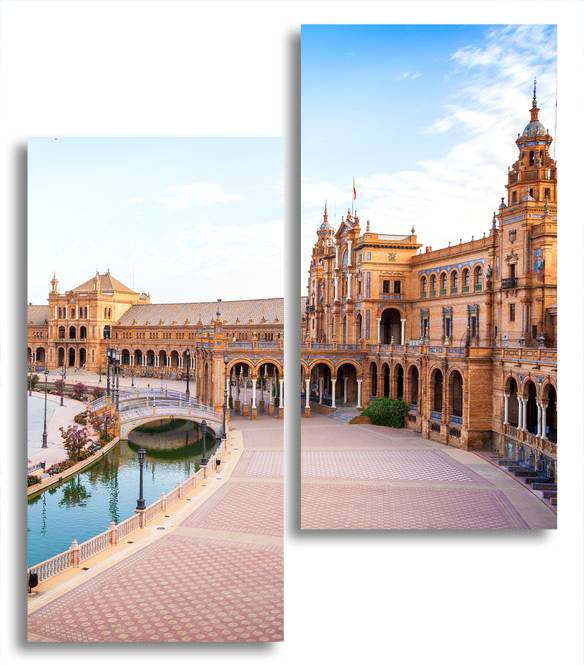 

Модульная картина LaPrint Прогулка по Европе 100х116 см