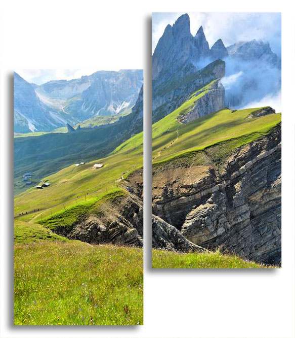 

Модульная картина LaPrint Доломитовые горы 100х116 см