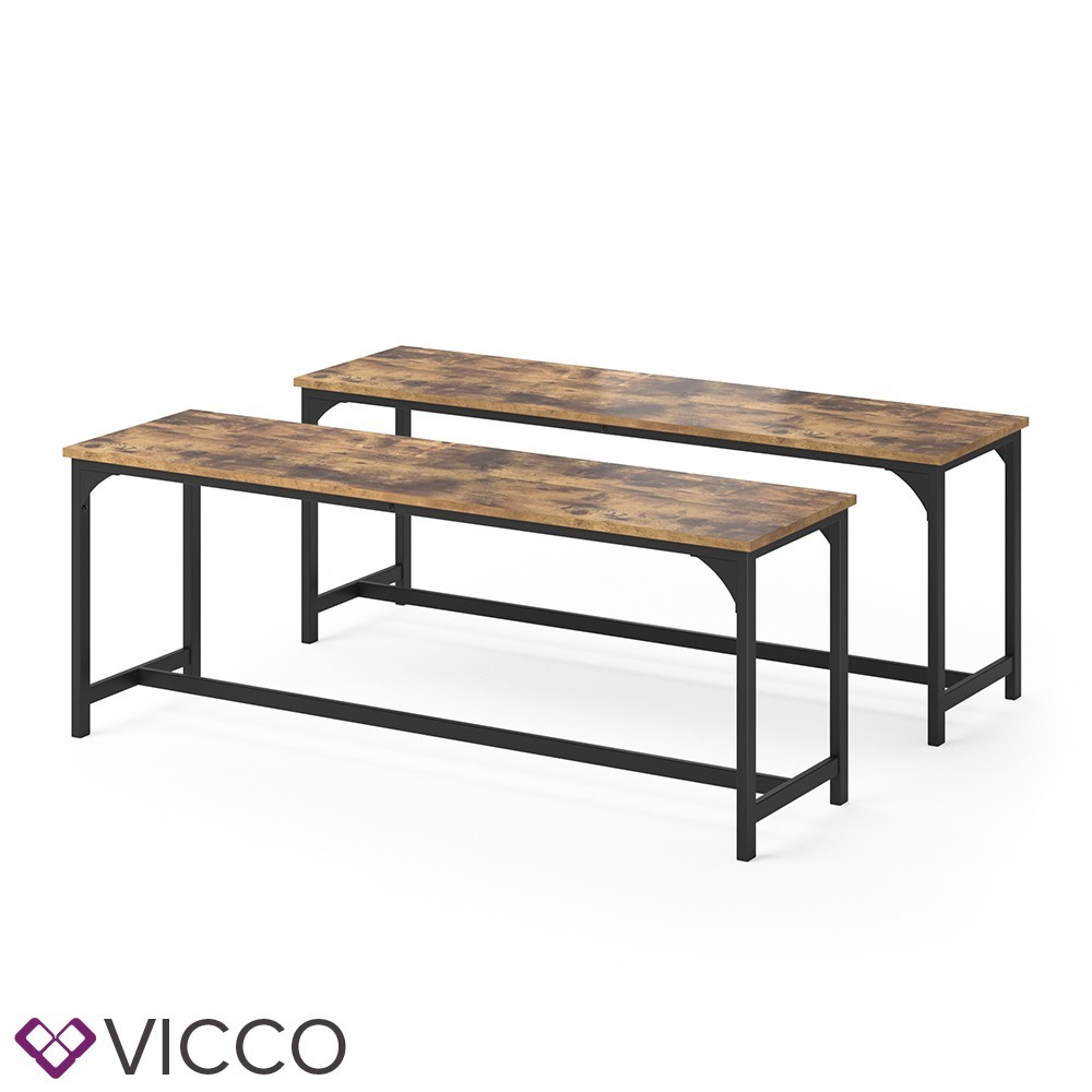 

Комплект лавок в стиле лофт (2шт.), Vicco Fyrk