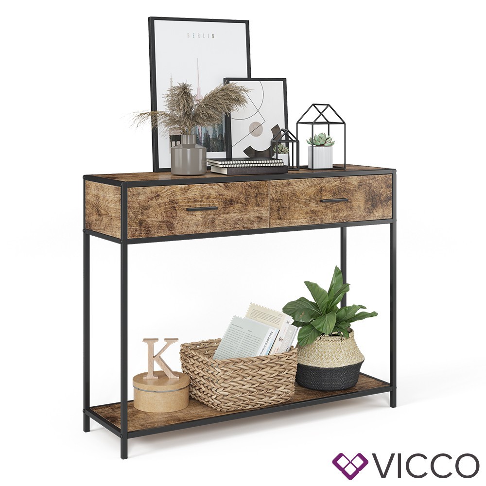 

Этажерка с шухлядами лофт 100х80, Vicco Fyrk