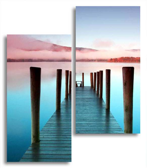 

Модульная картина LaPrint Мостик 100х116 см